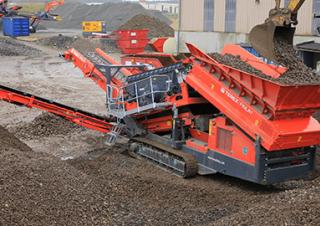 Przesiewacze mobilne Terex-Finlay 873+ Spaleck