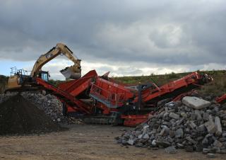 Przesiewacze mobilne Terex-Finlay 873+ Spaleck
