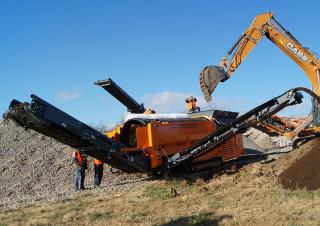 Sortownie mobilne z bębnem Rockster RTT517