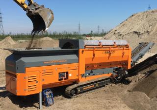 Sortownie mobilne z bębnem Rockster RTT720