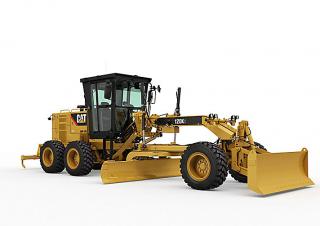 Równiarki Caterpillar 120K2