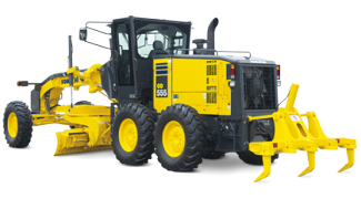 Równiarki Komatsu GD555-5