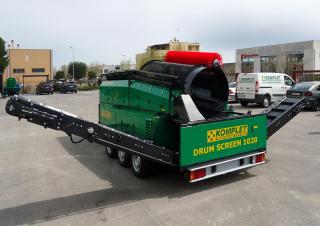 Sortownie mobilne z bębnem Komplet DS 1020