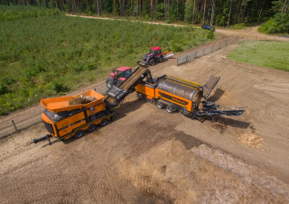 Sortownie mobilne z bębnem Pronar MPB 18.47 