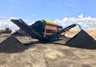 Sortownie mobilne z bębnem Pronar MPB 20.55G