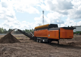 Sortownie mobilne z bębnem Pronar MPB 20.72 