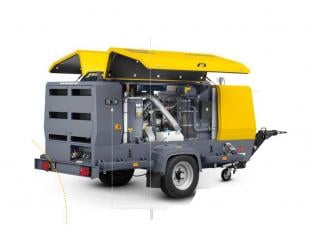 Sprężarki i kompresory powietrza Przenośne sprężarki i kompresory powietrza - wyskoprężne, elektryczne i spalinowe Atlas Copco XAMS 287 MD