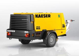 Sprężarki i kompresory powietrza Przenośne sprężarki i kompresory powietrza - wyskoprężne, elektryczne i spalinowe Kaeser Mobilair M 82 G 13 kVA