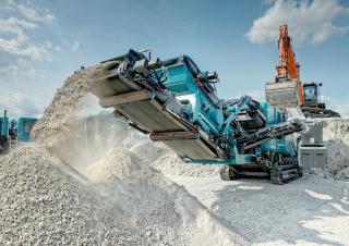 Urządzenia do recyklingu gruzu budowlanego Powerscreen Trakpactor 260SR