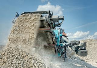 Urządzenia do recyklingu gruzu budowlanego Powerscreen Trakpactor 260SR