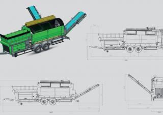 Usuwanie odpadów Utylizacja odpadów — przesiewacze Neuson-Ecotec TS 5221-2