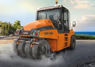 Walce Walce na gumowych kołach Hamm GRW 280i-24