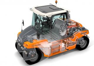 Walce Walce na gumowych kołach Hamm GRW 280i-24