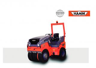 Walce Walce na gumowych kołach Hamm HD 14 TT