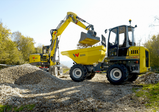 Wozidła kołowe Wacker Neuson DV60 dual view