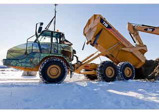 Wozidła przegubowe Caterpillar 730