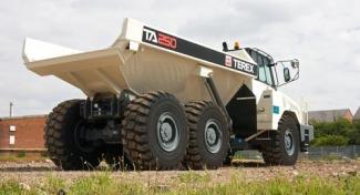 Wozidła przegubowe Terex TA 250