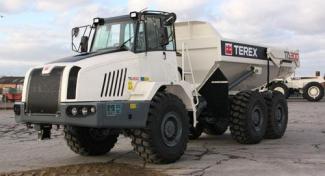 Wozidła przegubowe Terex TA 300