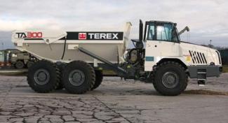 Wozidła przegubowe Terex TA 300