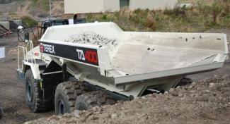 Wozidła przegubowe Terex TA 400