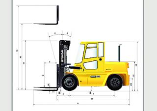 Hyundai 60 D 7 E - wymiary i rozmiar
