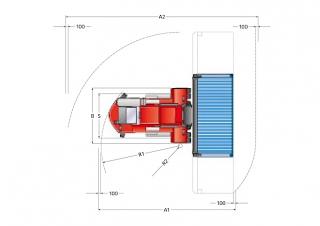 Kalmar DCE 90-45 E8 - wymiary i rozmiar