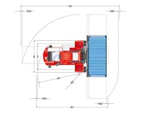 Kalmar DCF 100-45 E7 - wymiary i rozmiar