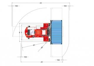 Kalmar DCF 90-45 E5 - wymiary i rozmiar