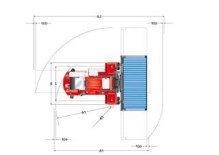 Kalmar DCF 90-45 E7 - wymiary i rozmiar