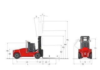 Kalmar DCG 70-32 E3 - wymiary i rozmiar