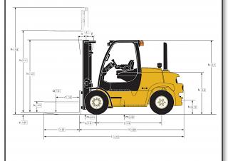 Yale GDP 60VX Base - wymiary i rozmiar
