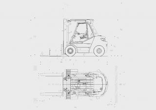 Linde H50/500D - wymiary i rozmiar