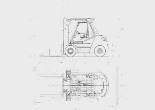 Linde H80D - wymiary i rozmiar