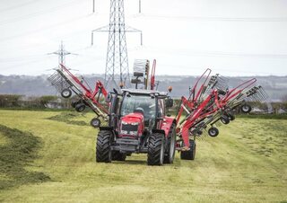 Zgrabiarki rotorowe Massey Ferguson RK1254 TRC-Pro
