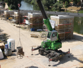 Żurawie samojezdne — wysięgnik teleskopowy Sennebogen 608 Multicrane