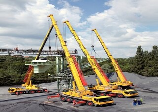 Żurawie szosowo-terenowe Liebherr LTM 1050-3.1 