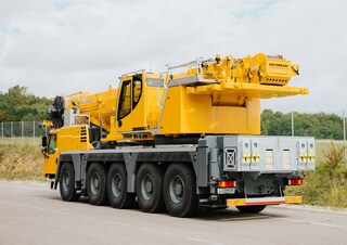 Żurawie szosowo-terenowe Liebherr LTM 1150-5.3
