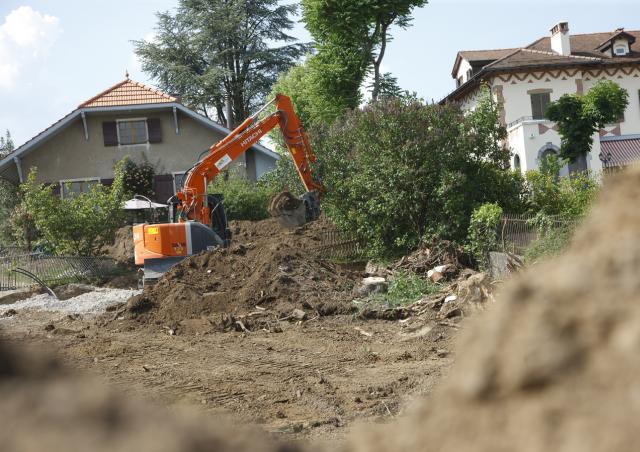 コマネチ Oversized Organic Cotton Twill Trench Coat - grey - Mame