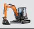 Minikoparki Develon DX55R-7
