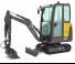 Minikoparki Volvo EC18D