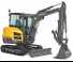 Minikoparki Volvo ECR40D