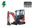 Elektryczne koparki gąsienicowe Yanmar SV17e