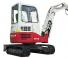 Minikoparki Takeuchi TB 138 FR