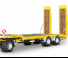 Schwarzmüller 3-axle low loader trailer with offset platform
