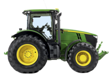 Traktory z napędem 4WD John Deere 7260 R