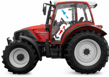 Traktory z napędem 4WD Lindner Geotrac 104 ep