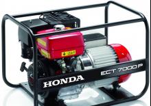 Agregaty prądotwórcze z silnikiem spalinowym Honda ECT 7000 P