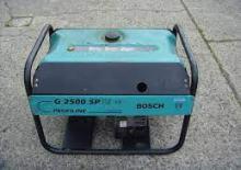 Agregaty prądotwórcze z silnikiem spalinowym Bosch G 2500 SP