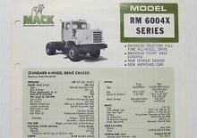 Ciągniki siodłowe Mack RM 6004 X CA49 ET475 4x2