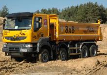 Ciągniki siodłowe ze sztywnym podwoziem Renault K P8X8 MEDIUM 13L E6